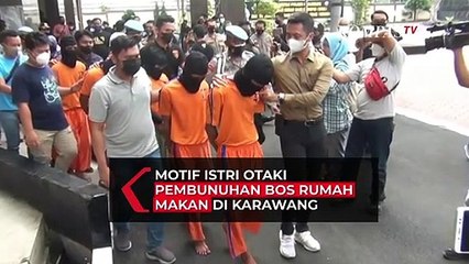 Motif Istri Otaki Pembunuhan Bos Rumah Makan di Karawang