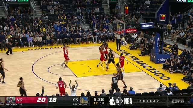 Pelicans drown as Poole inspires Warriors