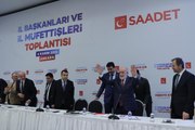 Saadet Partisi Genel Başkanı Karamollaoğlu, partisinin il başkanları toplantısında konuştu