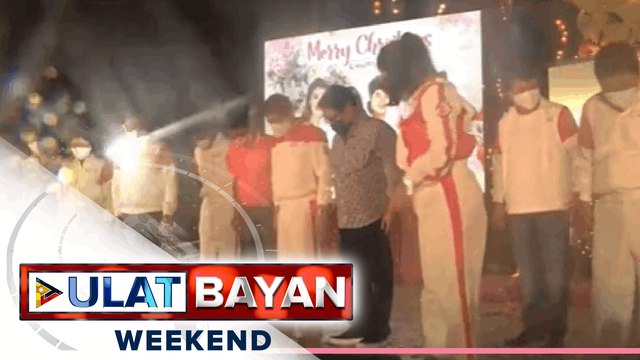 36 feet giant Christmas tree na gawa sa Abaca, pinailawan sa San Jose Del Monte, Bulacan