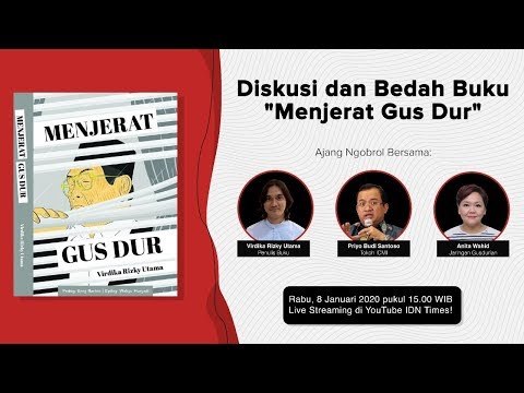 LIVE! DISKUSI DAN BEDAH BUKU MENJERAT GUS DUR