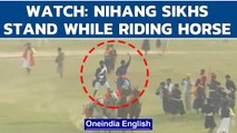 Nihang Sikhs exhibit horse-riding skills in Punjab's Amritsar on Bandi Chhor Divas | Oneindia News