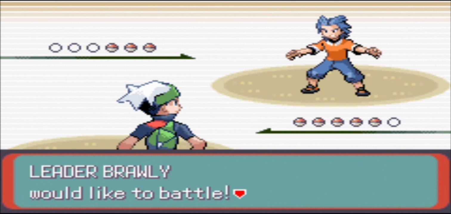 Pokemon Emerald - 2nd Gym Leader Battle: Brawly
