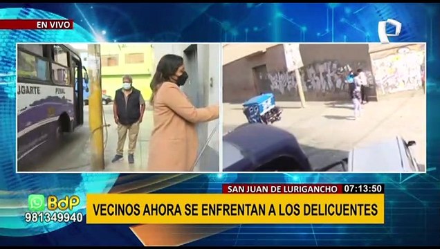 Ola de asaltos se incrementa en las calles de San Juan de Lurigancho