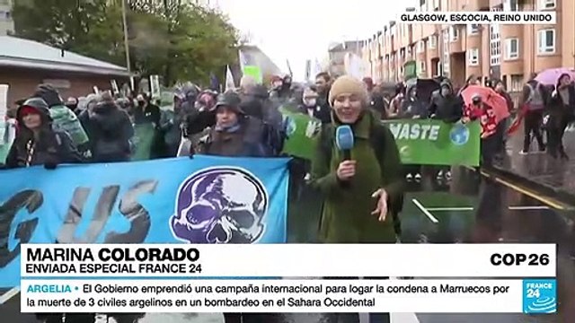Informe desde Glasgow: manifestantes a las afueras de la COP26 exigen justicia climática