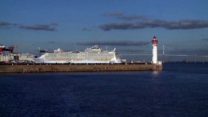 "Wonder of the Seas", el mayor crucero del mundo se hace a la mar
