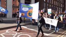 Climate change campaigners march through Sheffield