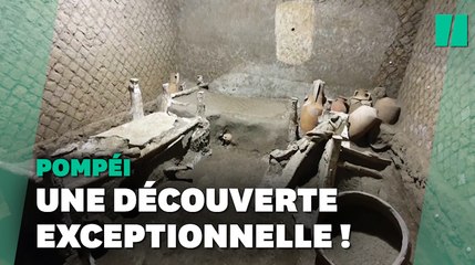 À Pompéi, rare découverte d'une "chambre d'esclaves"