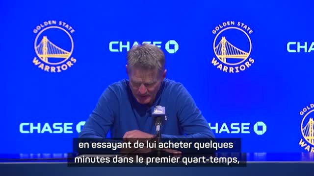 Warriors - Kerr : “Nous essayons d'économiser Curry