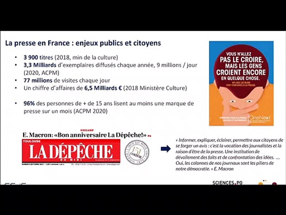 Café de la statistique - Audience de la presse - 12 octobre 2021
