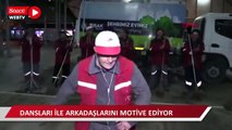 Temizlik işçisi 'Maykıl Fikret', 'Michael Jackson' danslarıyla arkadaşlarını motive ediyor