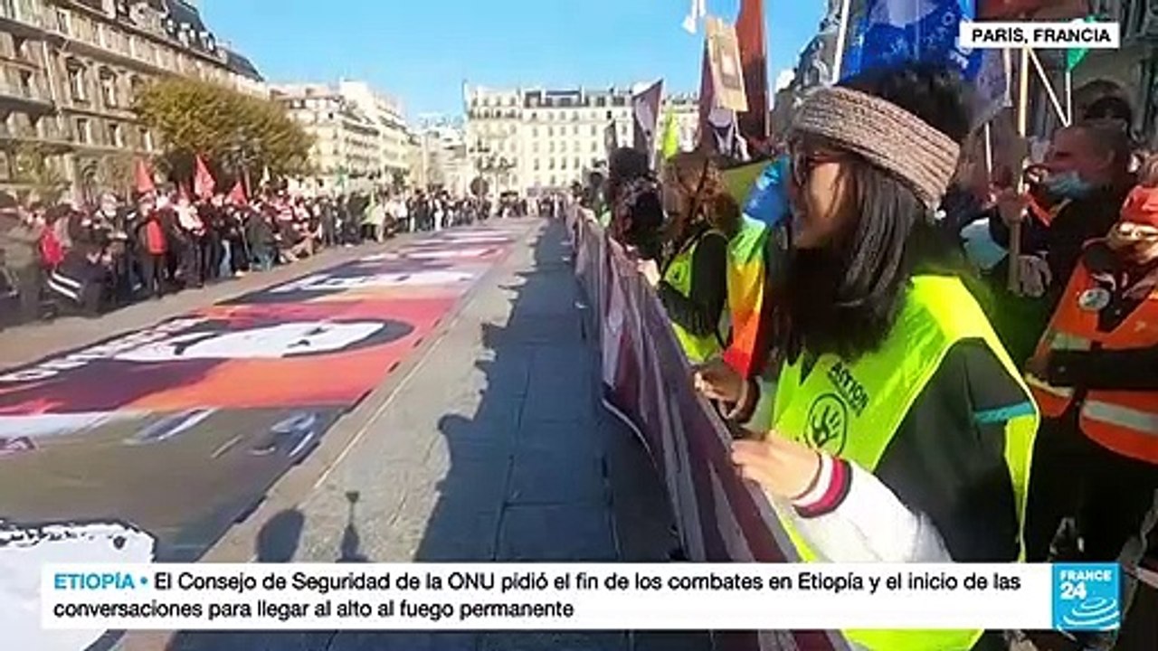 Manifestaciones en varias ciudades del mundo para exigir una acción global más “ambiciosa”