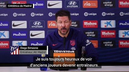 Atl. Madrid - Simeone : "Xavi connaît le Barça comme personne"