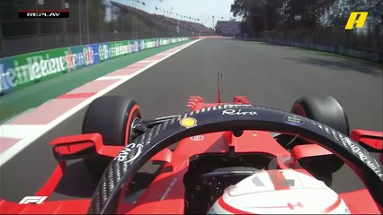 شارل لوكلير سائق فيراري يفقد السيطرة على سيارته ويدور بها على أرض الحلبة