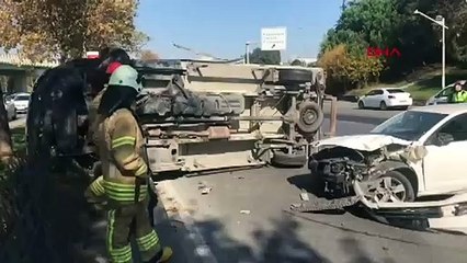 Aynı yönde giderken çarpıştılar