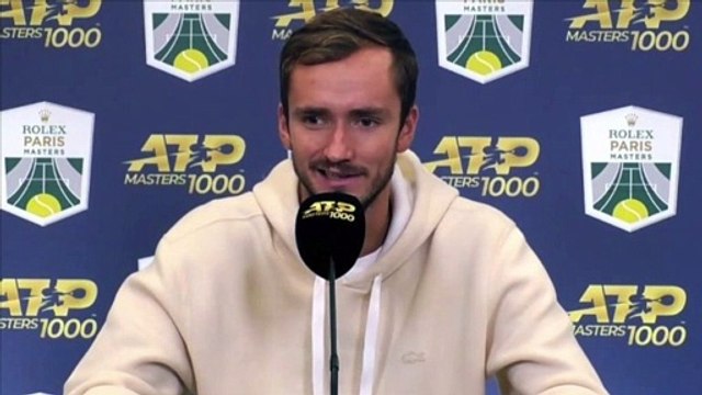ATP - Rolex Paris Masters 2021 - Daniil Medvedev : Je suis très content de retrouver Novak Djokovic sur le court en finale