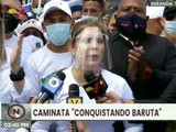 Candidata independiente Griselda Reyes continúa campaña electoral en el municipio Baruta