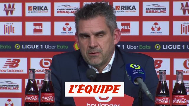 Gourvennec : «On doit se mettre à l'abri» - Foot - L1 - Lille