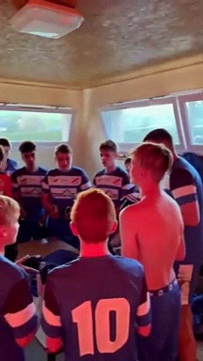 Célébration victoire ! JS St Nicolas / ES Tourville (championnat U15 D1 le 6 novembre 2021