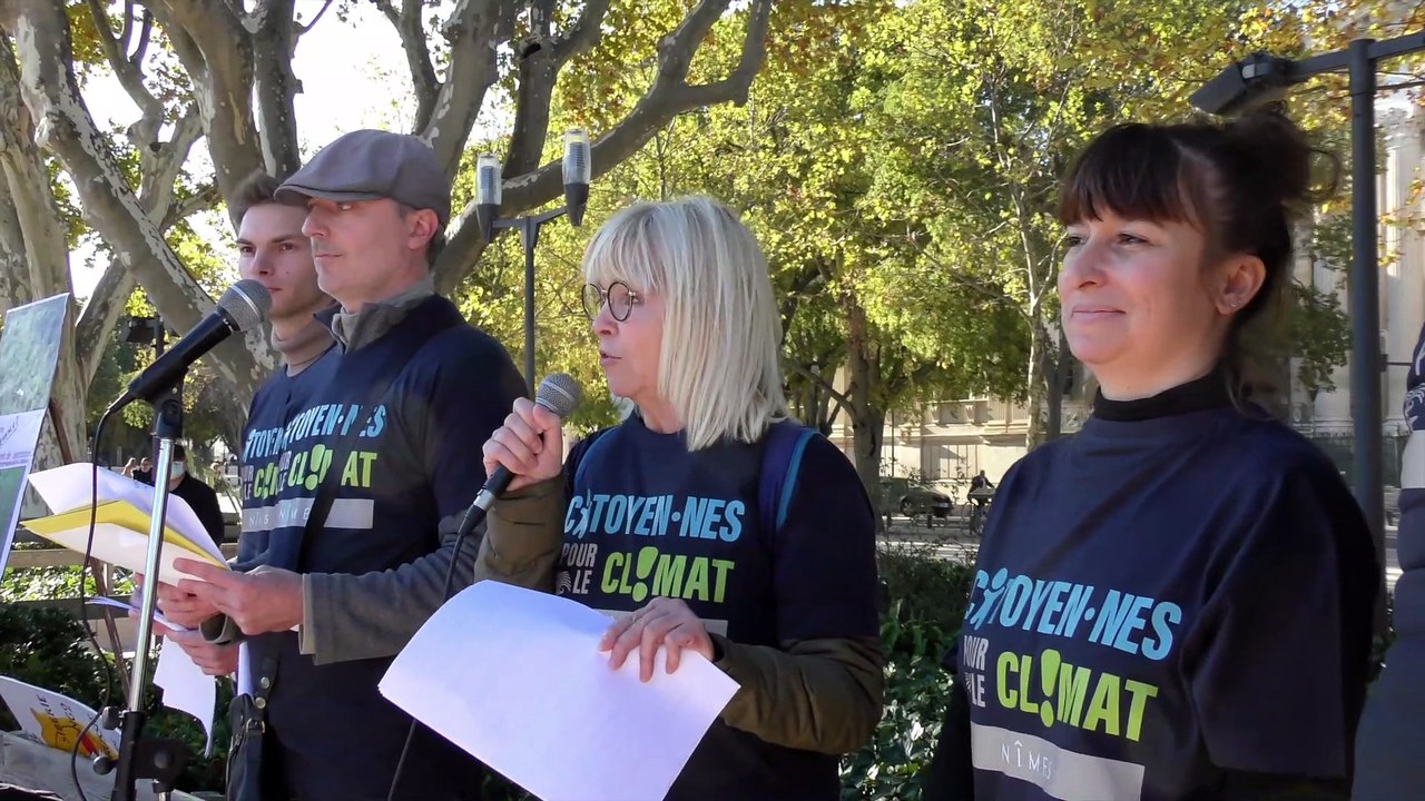 Marche pour le climat Nîmes - Novembre 2021