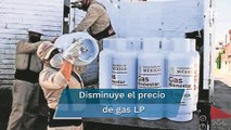 Baja precio de gas LP en CDMX y Edomex por segunda semana consecutiva