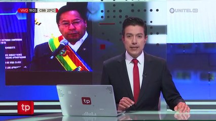 Luis Arce: "Nunca pediré a nuestras FFAA apartarse de sus deberes constitucionales"