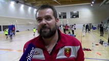 interview maritima: le coach de Vitrolles Sports Volley Manu Ceselia après la défaite face à Rennes