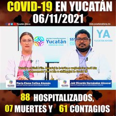 Panorama de Covid-19 en Yucatán. Actualización al 6 de Noviembre de 2021