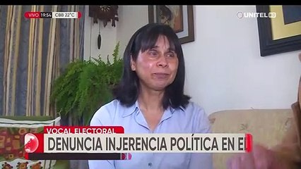 Vocal electoral denuncia persecución política e influencia partidaria en el TSE