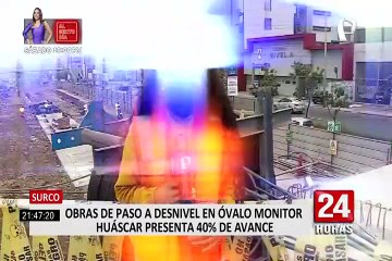 Obra de viaducto del Óvalo Monitor se encuentra al 40%