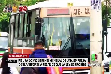 Titular del MTC tendría conflicto de interés al ser gerente de empresa de transportes