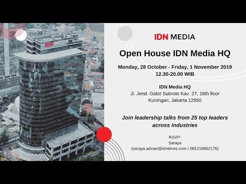 OPEN HOUSE IDN MEDIA HQ - DAY 4 SESI 1 (31 OKTOBER 2019)