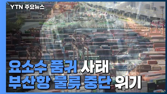 요소수 품귀 사태...부산항 물류 중단 위기 / YTN