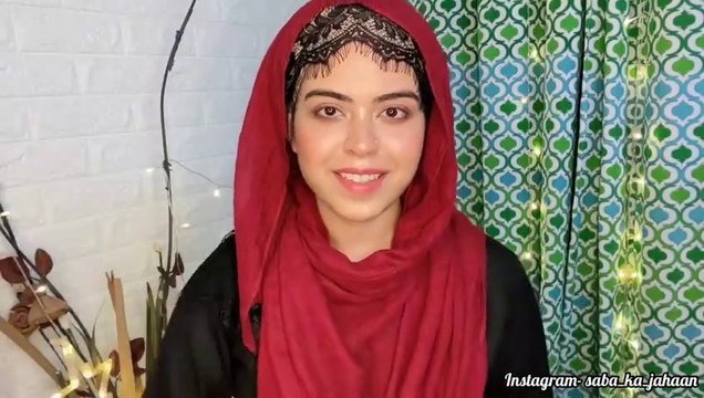 HIJAB TUTORIAL USING DUPATTA | SHOAIB IBRAHIM | DIPIKA KAKAR IBRAHIM | SABA IBRAHIM
