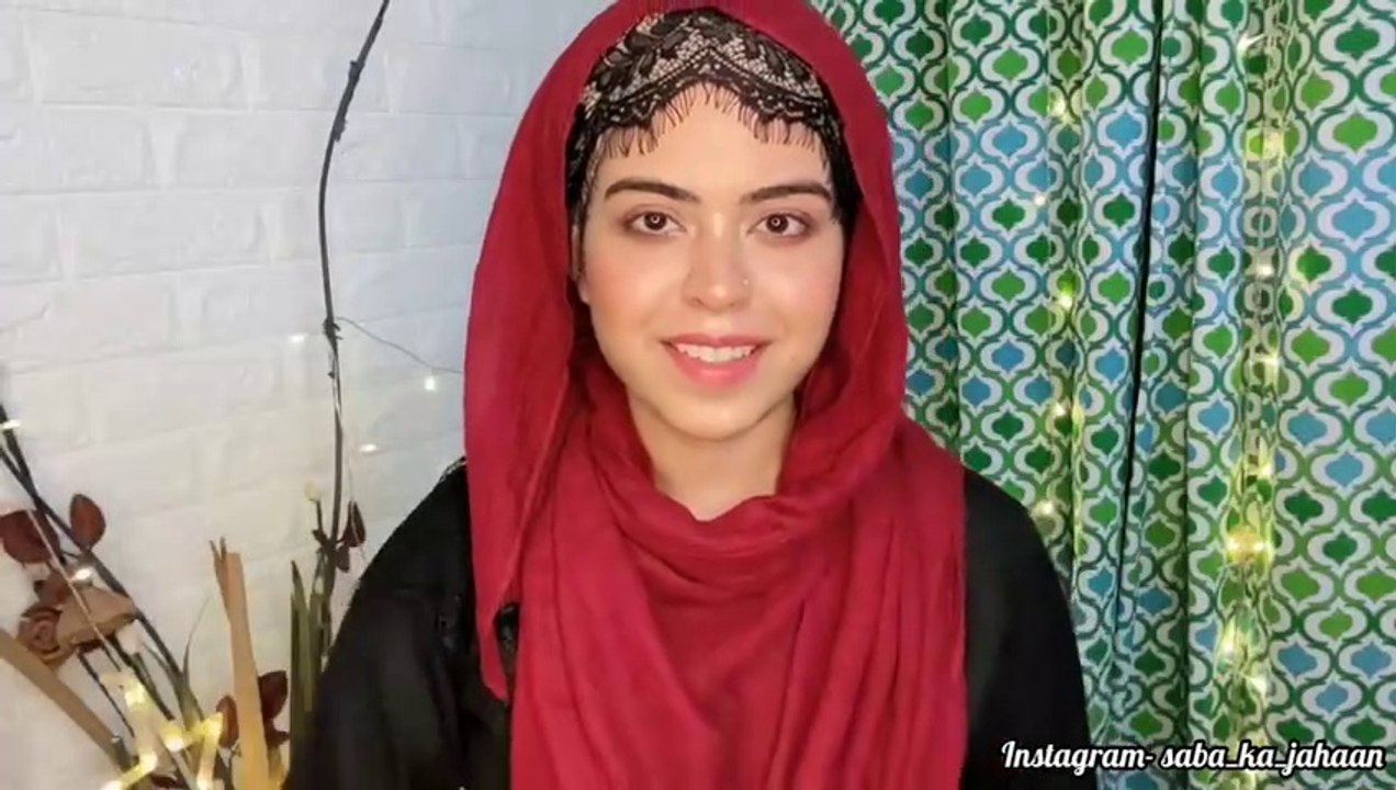 HIJAB TUTORIAL USING DUPATTA | SHOAIB IBRAHIM | DIPIKA KAKAR IBRAHIM | SABA IBRAHIM