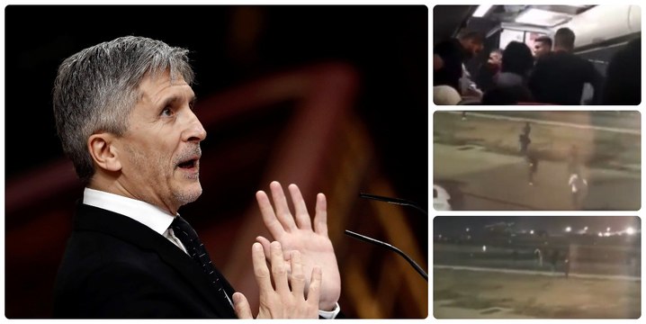 Los 20 segundos que retratan el nuevo bochorno de Marlaska: así fue la estampida de los marroquíes en el aeropuerto de Palma