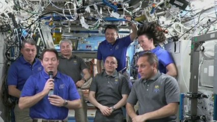 Thomas Pesquet de retour sur terre