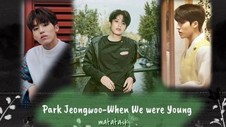Park Jeongwoo Treasure-When we were young cover