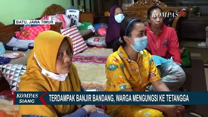 Korban Banjir Bandang Malang yang Mengungsi Mulai Sakit