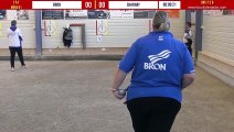 BRON vs CHARNAY tête-à-tête Championnat National des Clubs de Pétanque Féminins - 2ème Division - Groupe D à Cluses