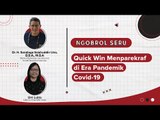 Quick Win Menparekraf di Era Pandemik Covid-19 Bersama Sandiaga Uno - Ngobrol Seru
