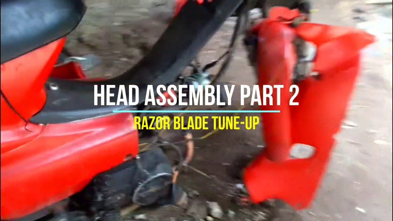 How to Assemble 100/110cc Motorcycle Cylinder Head Part2 | Adjust Valve Clearance using Razor Blade |Step by Step Tutorial