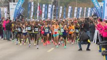 Son Dakika: N Kolay 43. İstanbul Maratonu'nu Victor Kiplangat ve Sheila Jerotich kazandı