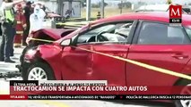 Découvrez les images impressionnantes d'un gigantesque accident sur une autoroute du centre du Mexique qui a fait au moins 19 morts et 3 blessés
