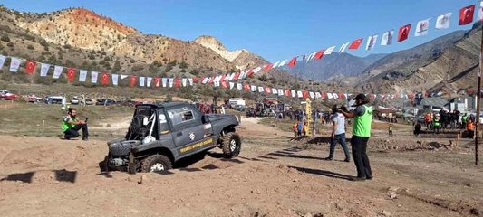 Sular altında kalacak ilçede son Off -Road oyunları düzenlendi