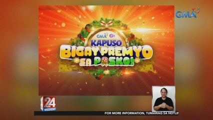 Mga nanalo sa week one ng Kapuso Bigay Premyo sa Pasko | 24 Oras Weekend