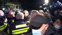 Protesters gather in Georgia for jailed former president, Saakashvili