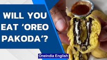 Ahmedabad food stall prepares ‘Oreo Pakoda’, netizens couldn’t stomach it | Oneindia News