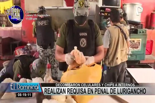 Requisa en penal de Lurigancho: decomisan celulares y chips a internos