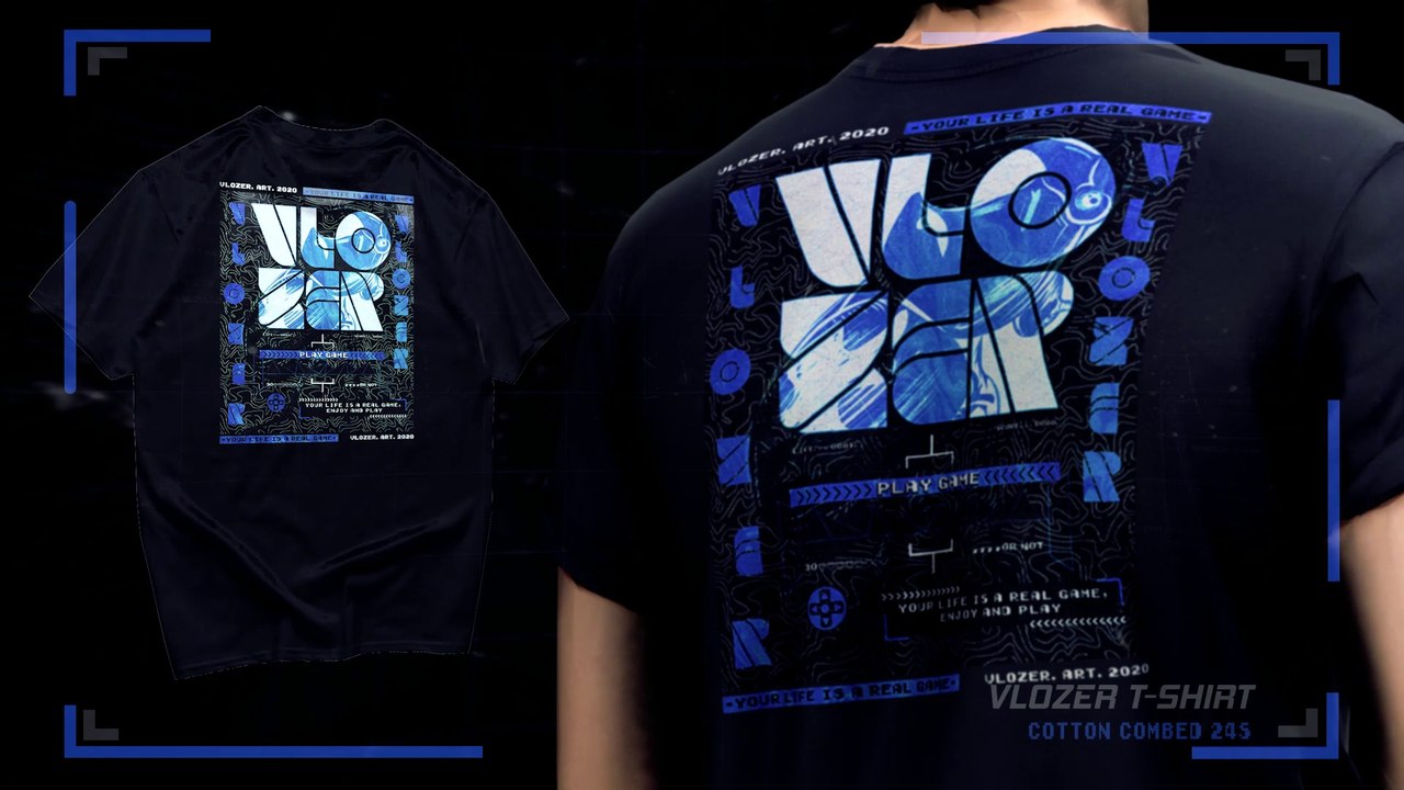 3D Animation Tshirt Vlozer